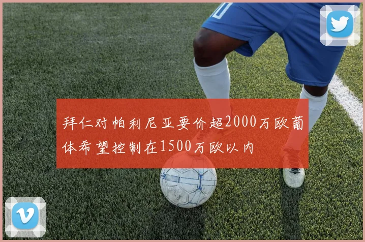 拜仁对帕利尼亚要价超2000万欧葡体希望控制在1500万欧以内